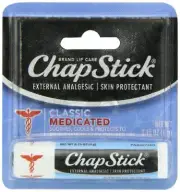 Chapstick Classic Medicated Lip Balm 0.15Oz Each