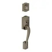 Schlage F58-CAM Camelot Single Cylinder Exterior Entrance - Grey