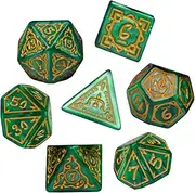 Misaakoeq Game Theme Dice | Role-Playing Game Acrylic Dice,Complete Vibrant Colors Toy Group Activities Fun for Friends, Family, Beginners, Professionals