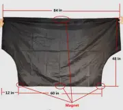 Car Windscreen Cover Winter Window Screen Frost Ice Large Snow Dust Protector (for: BMW)