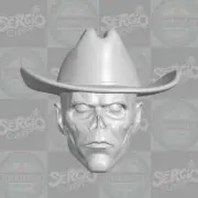 Fallout Ghoul v2 custom head for Marvel Legends 1:12 & 1:18 & 1:6 more figures