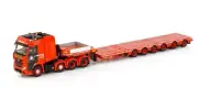 WSI - MERCEDES ACTROS MP5 SLT BIGSPACE 8x4 with 6-axle lowboy VAN GRINSVEN - ...
