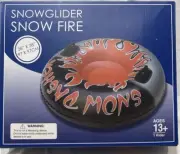 38” Snowglider Snow Fire Snow Dasher Inflatable Snow Sled New
