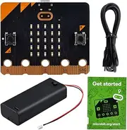 GeeekPi BBC Micro:bit V2.2 Board with Micro USB Cable and Battery Holder for Coding and Programming(Not Include Batteries)