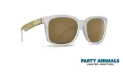 VON ZIPPER HOWL SUNGLASSES | PARTY ANIMAL WHITE W/ GOLD GLO LENS | SMRF7HOW-PYW
