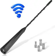 Eightwood Car Antenna Car Roof Antenna Short Car Radio Antenna 27.5 cm Universal Car Roof Antenna with FM/AM/DAB Reception
