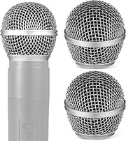 SWOOMEY 2pcs Metal Microphone Grille Cover Pop Filter for Gaming Mic Compatible