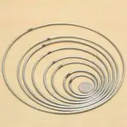 Silver Metal Ring - Craft Hoop - 35-190mm (1.4-7.5in)