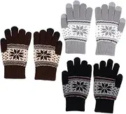 [TOVINANNA] Winter Warm Gloves Touch Screen Windproof Full-finger Mitts Men's/Warm Outdoor Gloves Chic Design