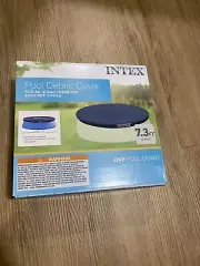 Intex 8 Foot Easy Set Above Ground Swimming Pool Debris Vinyl Round **Cover**