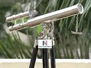 [NAUTICALMART] Chrome Griffith Astro Floor Standing Telescope 18" with Tripod Stand with 45" Base