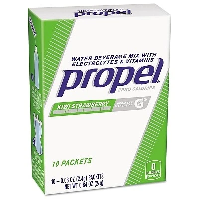 Gatorade Propel Kiwi Strawberry Powder Packet 0.08 oz, 16.9-20 oz Yield