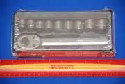 Snap-on NEW 10 Pc 3/8" Drive 6-Point Metric Low-Profile Ratchet and Socket Set