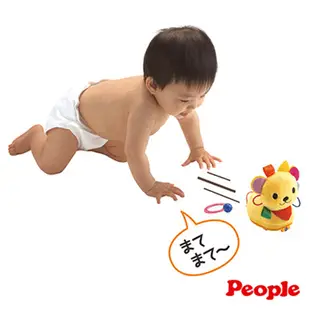 日本People跑跑小獅王安撫玩具/固齒器