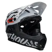 Bell Super DH Spherical MIPS MTB Helmet (Fasthouse Matte/Gloss White/Black)