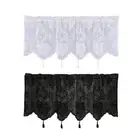 Short Curtain Graceful Tasseled Lace Designing Window Decoration for Homeowners