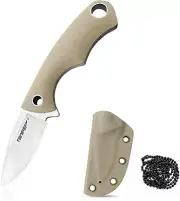 Fixed Blade Knife with Adjustable Kydex Sheath EDC Knife