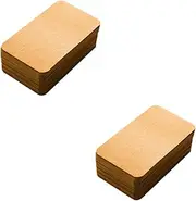 COHEALI 2sets Cards Blank Cardstock Small Note Cards Index Perfect for Study Memo 300pcs*2