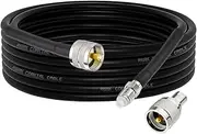 Superbat CB Coax Cable RG8x Coaxial Cable 10ft, RG8X Coaxial Stranded Connector Cable with PL-259 and FME/PL259 Male Connector –Durable, Low-Loss CB Radio HAM Radio Coax Cable