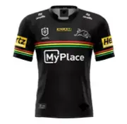 Penrith Panthers JERSEY Home NRL FOOTY RUGBY Jersey 2023 Black LARGE