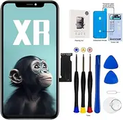 for iPhone XR Screen Replacement Frame Assembly LCD Display and 3D Touch Screen Digitizer with Repair Tools