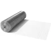 Fencer Welded Wire Fencing 100' Security Galvanized Steel 16-Gauge Mesh Silver