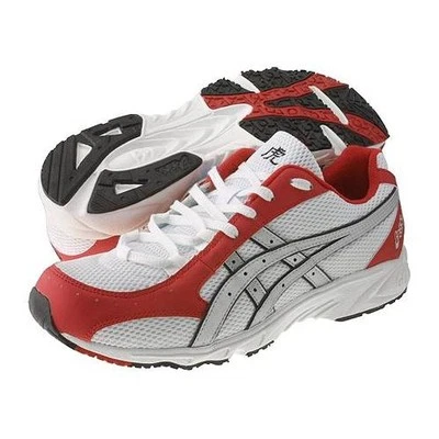 ASICS Men's Tiger Paw 99 Silver/Red/Black - GN300, White/Silver/Red /Black