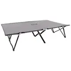 Two Person Folding Sun Lounger Grey Steel fabric,polyester Loungers