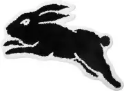 South Sydney Rabbitohs NRL Team Logo Floor Rug