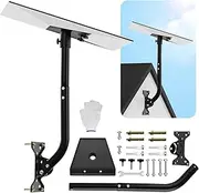 Starlink Mount Gen 3 with Extendable Pipe, FISHOAKY 360 Degree Adjustable Gen 3 Starlink Heavy Duty Pivot Roof Mount with Gloves, Starlink Mounting Kit for Wall/Roof