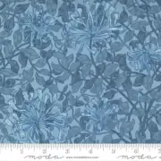 Moda Best Of Morris Light Blue Floral 100% Quilt Cotton Leaves 8362-14 BTY