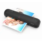 Desktop Laminator Machine Set A4 Size Hot and Cold Lamination 2 Roller Y4T6