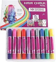 Temporary Hair Dye | 10-Color Hair Coloring Pens - Temporary Washable Coloring Markers, Makeup Kit, Fun Toy for Girls Kids Adults Cosplay