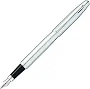 [Sheaffer] VFM Chrome Fountain Pen with Polished Chrome Trim