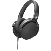 SENNHEISER HD400S Over Ear Wired Headphones Black With Mic Closed Back