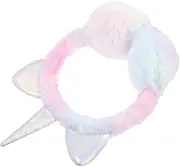 [CALLARON] 1Pc Lovely Plush Ear Windproof Unicorns Earmuffs for Cold Weather Multi Function Ear Cover for Outdoor Activities for Skiing Biking and Winter Fashion