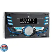 JENSEN MPR420 7 Character LCD Double DIN Car Stereo Receiver | Push to Talk A