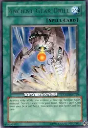 YU-GI-OH ANCIENT GEAR DRILL SILVER RARE N/MINT DR04-EN160 (ONLY ONE ON EBAY)