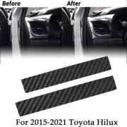 Lower Frame Of Driver's Side Vent Carbon Fiber Trim For 2015-2021 Toyota Hilux (for: Toyota)