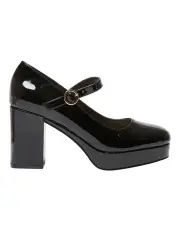 [Sandler] Tate Heeled Shoes in Black Patent