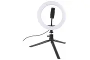 Vivitar 8" LED Selfie Photography Makeup Ring Light Tripod Stand w Phone Cradle