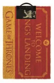 Game of Thrones: Welcome To Kings Landing Door Mat