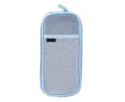 Mesh Pencil Pocket Large Capacity 2-Layer Pen Bag Makeup for Case for Kids Adult - BL