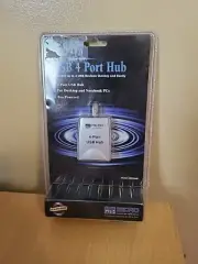 Micro Innovations Micro Mobile 4-Ports External Hub (USB204N) Grey NIP
