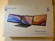 SIAVIALA S2 Triple Laptop Screen Extender 14” 1080P FHD Portable Monitor USB-C