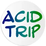 Acid Trip - Circle Sticker Decal 3 Inch - Drugs Psychedelic Hippie