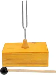 1 Set Wooden Resonance Box with Hertz Frequency Fork for Classroom Sound Experiments Physics Education and Learning Tools