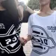 2020歐美潮牌dickies 穿插字母情侶裝男女街舞滑板純棉短袖T恤大學T 黑綠紅3色 買三免運