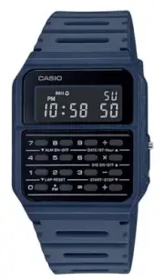 Casio Databank Calculator Alarm Calendar Dual Time CA-53WF-2B WR Unisex Watch