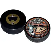 Anaheim Ducks 2007 Stanley Cup Champions Hockey Puck Bottle Opener